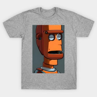 Orange talking robot T-Shirt